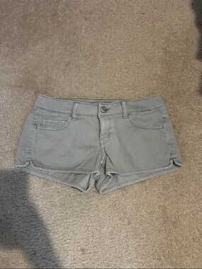 American Eagle Outfitters Women's Jean Shorts - Light Gray